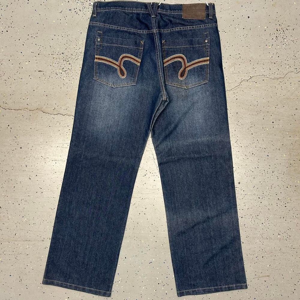 Y2K Dark wash UT Sports jeans with a relaxed fit
